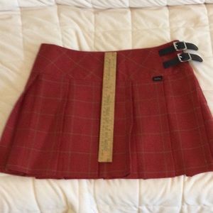 Anita of Scotland Pure Wool Pleated Mini Kilt  Size 1
